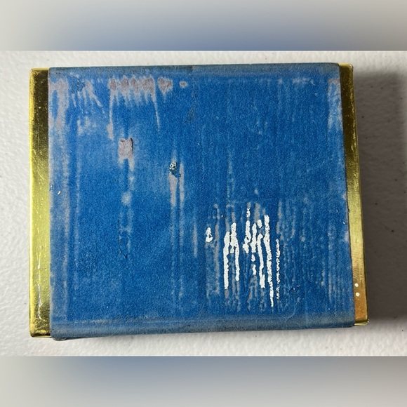 VTG 2 Decks Duratone Plastic Playing Cards Dog Puppy St Bernard Felt Box - Picture 8 of 8